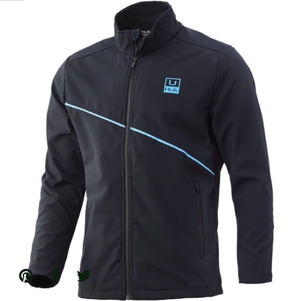 Huk Mens Crosslake Windblock Jacket size L